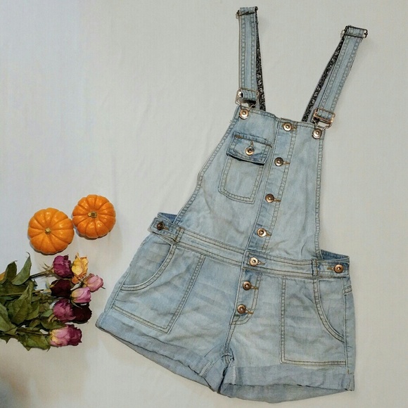 forever 21 short overalls